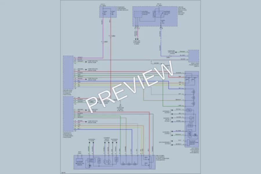 2011 Volvo XC70 Memory Systems wiring diagram preview
