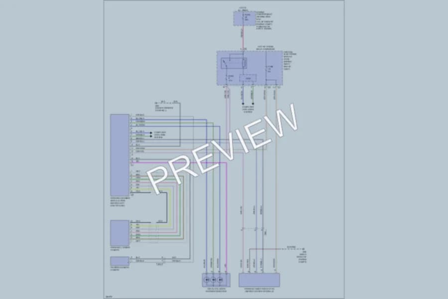 2011 Volvo XC70 Warning Systems wiring diagram preview