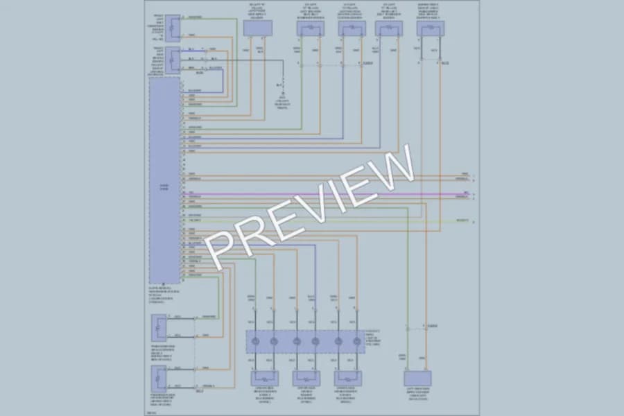 2011 Volvo XC90 Supplemental Restraints wiring diagram preview