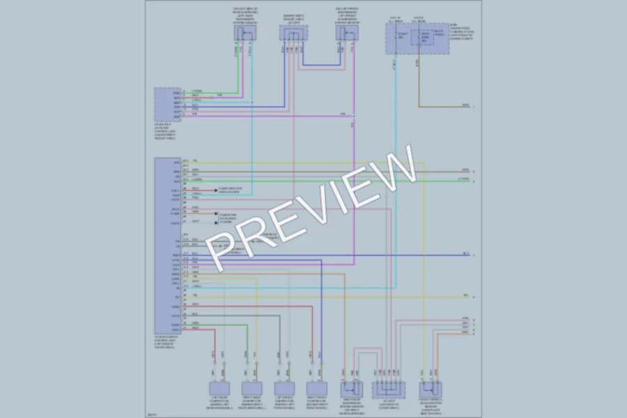 2012 Acura MDX Electronic Suspension wiring diagram preview