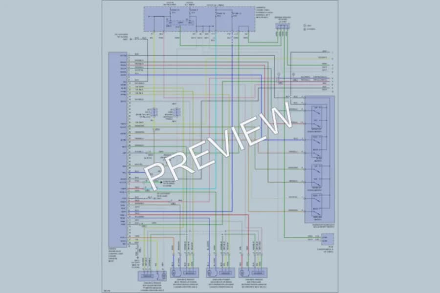 2012 Acura RL Memory Systems wiring diagram preview