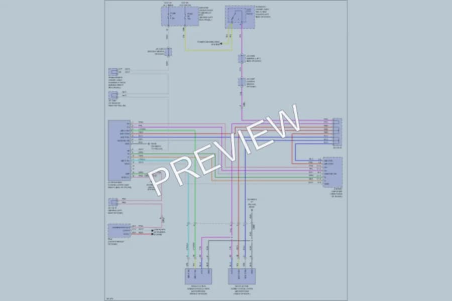 2012 Acura RL Radio wiring diagram preview