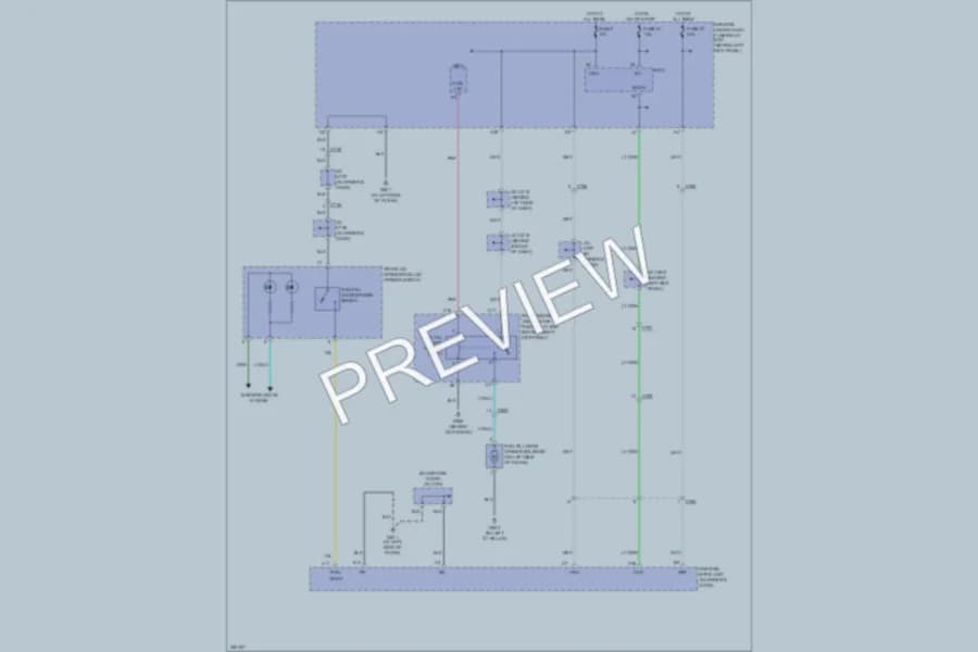 2012 Acura RL Trunk Tailgate Fuel Door wiring diagram preview