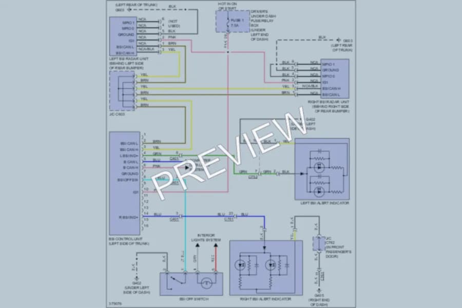 2012 Acura TL Navigation wiring diagram preview