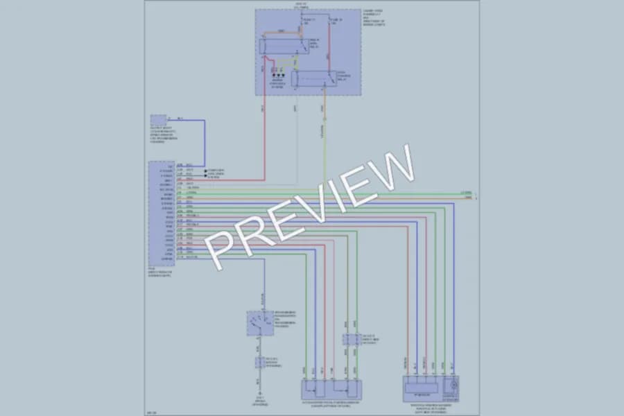 2012 Acura ZDX Cruise Control wiring diagram preview