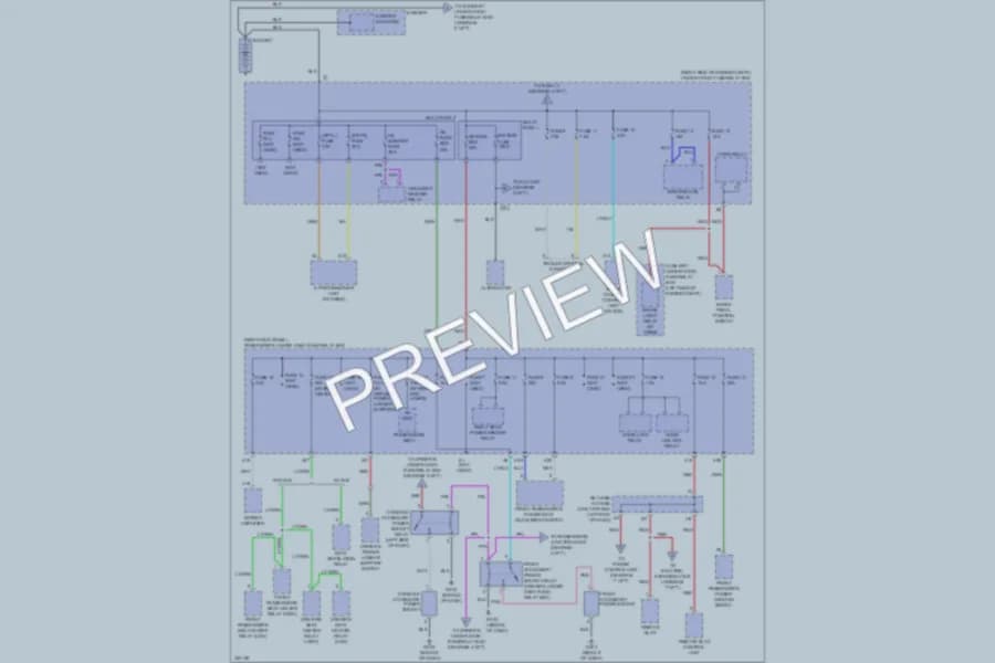 2012 Acura ZDX Power Distribution wiring diagram preview