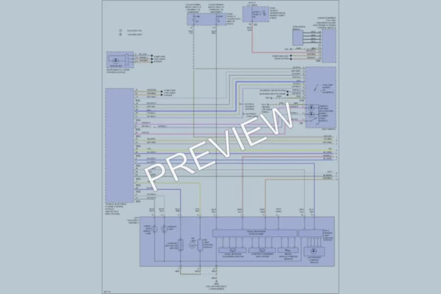 2012 Audi A3 Headlights wiring diagram preview