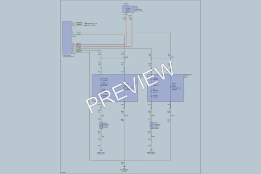 2012 Audi A3 Power Seats wiring diagram preview