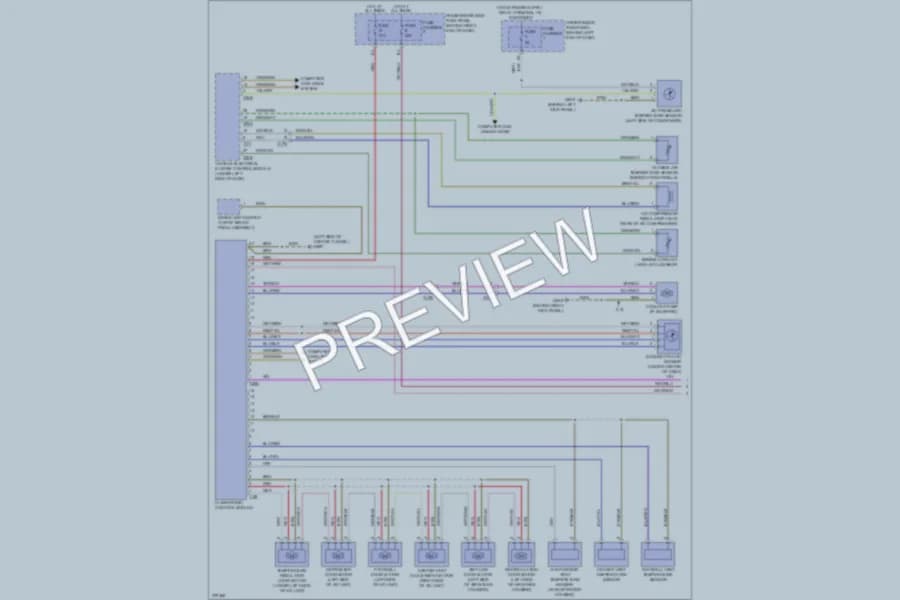 2012 Audi A4 Air Conditioning wiring diagram preview