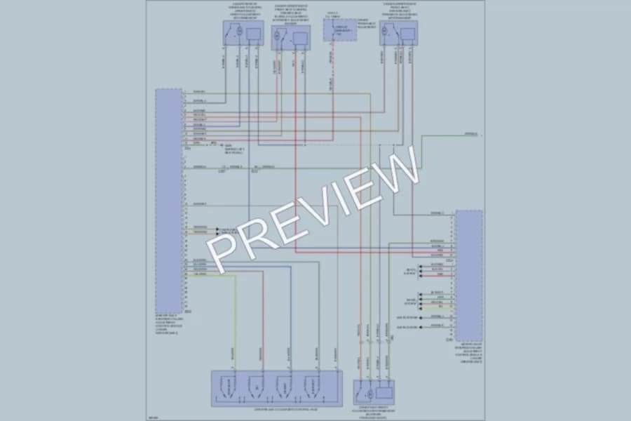 2012 Audi A4 Memory Systems wiring diagram preview