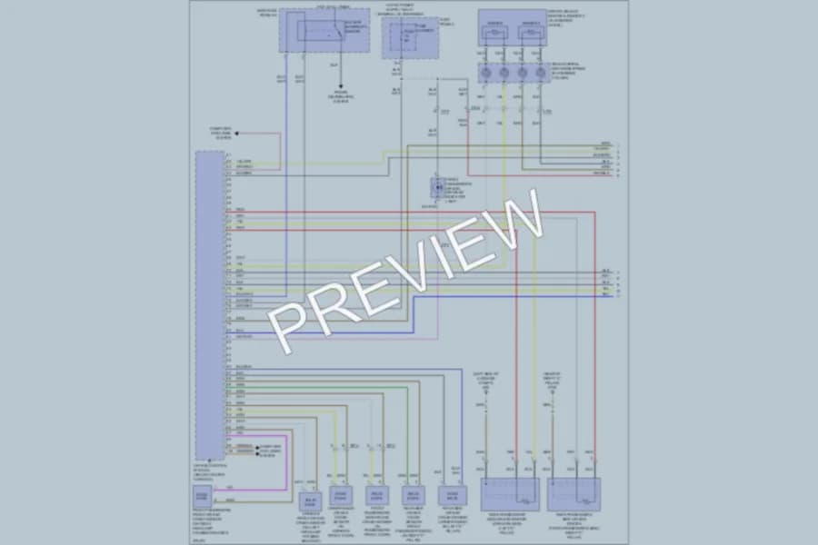2012 Audi A4 Supplemental Restraints wiring diagram preview