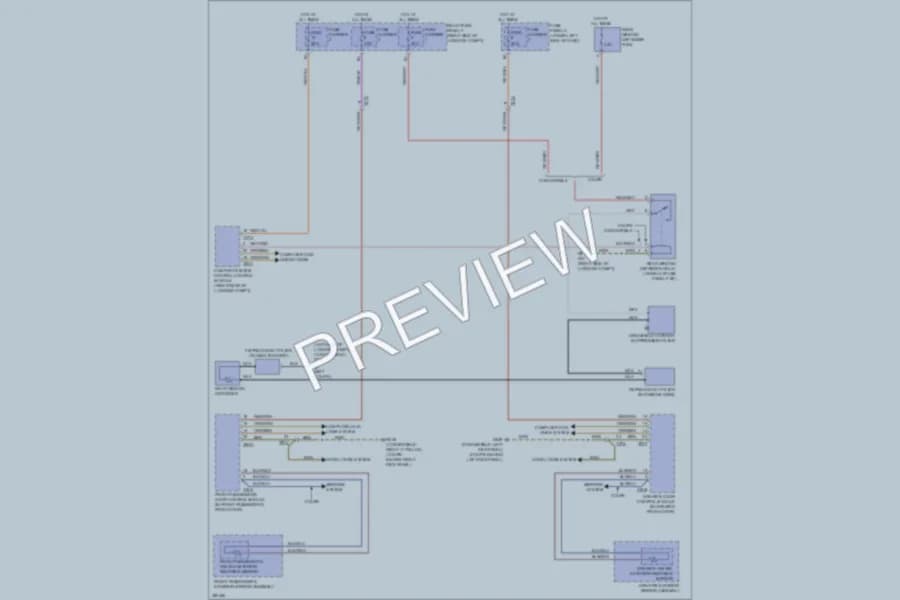 2012 Audi A5 Defoggers wiring diagram preview