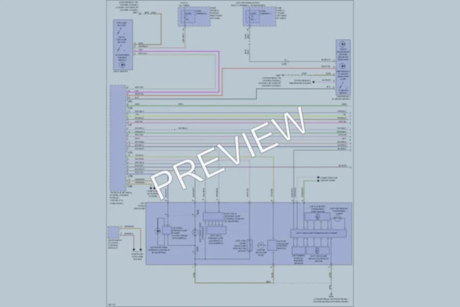 2012 Audi A5 Headlights wiring diagram preview