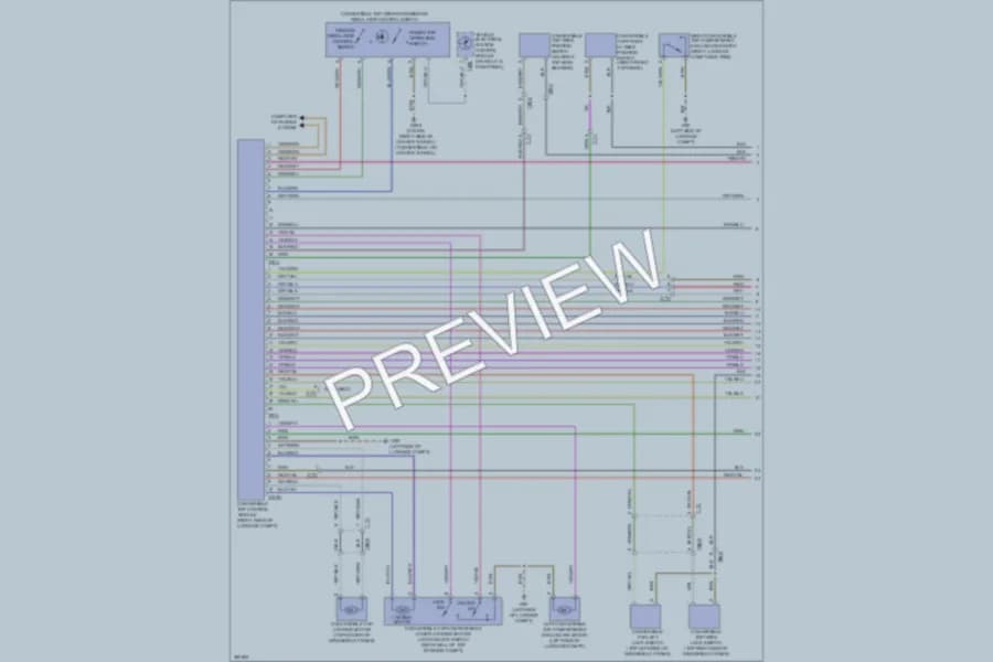 2012 Audi A5 Power Top Sunroof wiring diagram preview