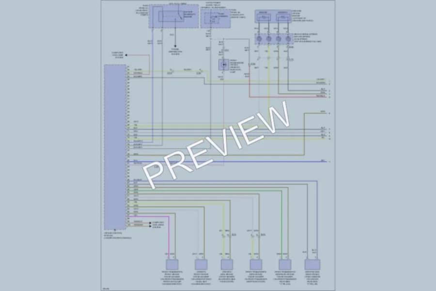 2012 Audi A5 Supplemental Restraints wiring diagram preview