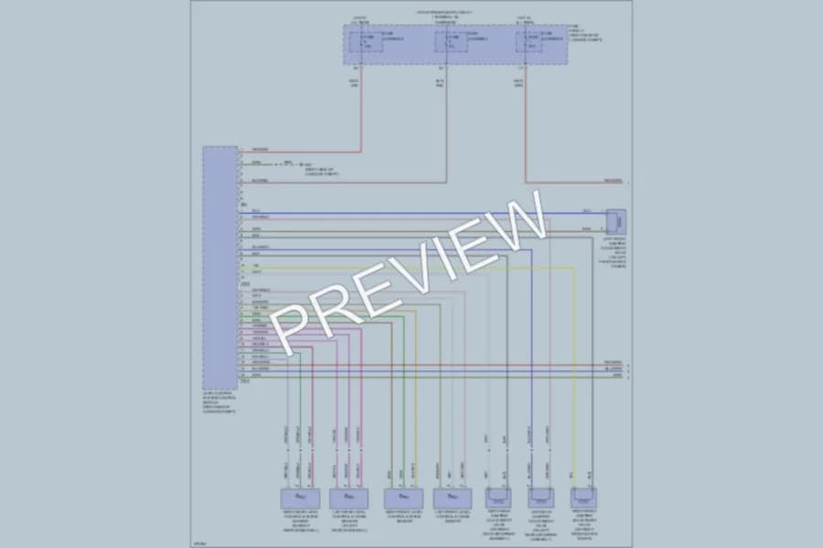 2012 Audi A6 Electronic Suspension wiring diagram preview