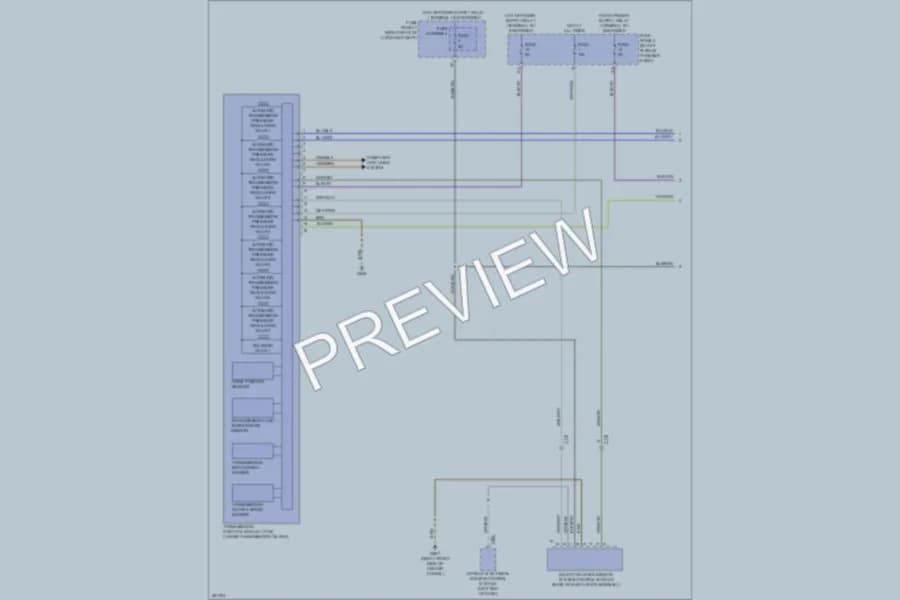 2012 Audi A6 Transmission wiring diagram preview