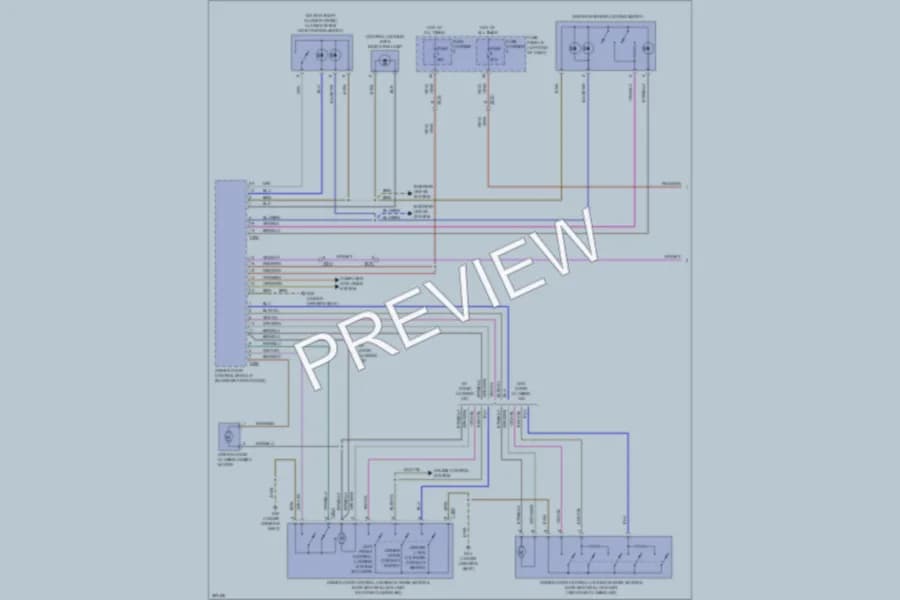 2012 Audi A7 Anti Theft wiring diagram preview