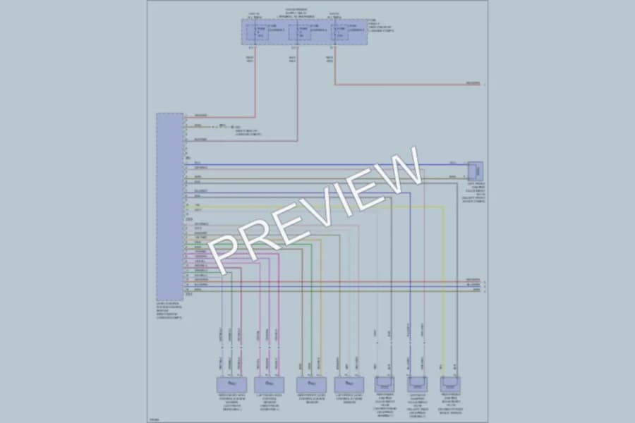 2012 Audi A7 Electronic Suspension wiring diagram preview