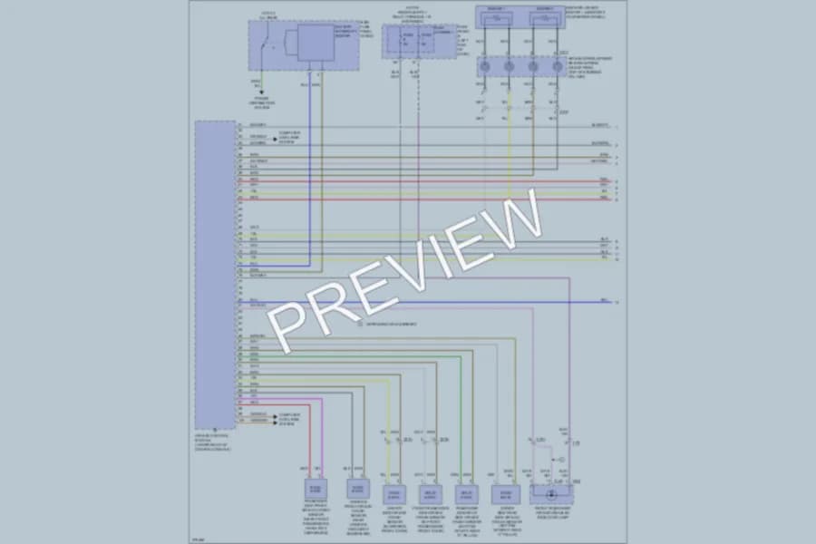 2012 Audi A7 Supplemental Restraints wiring diagram preview