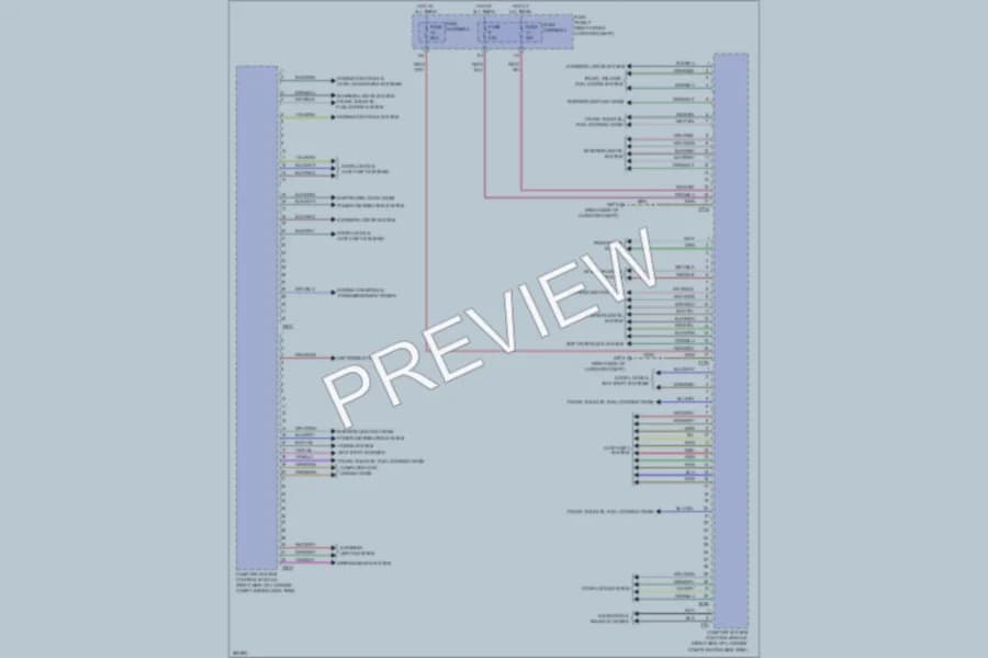 2012 Audi A8 Body Control Modules wiring diagram preview