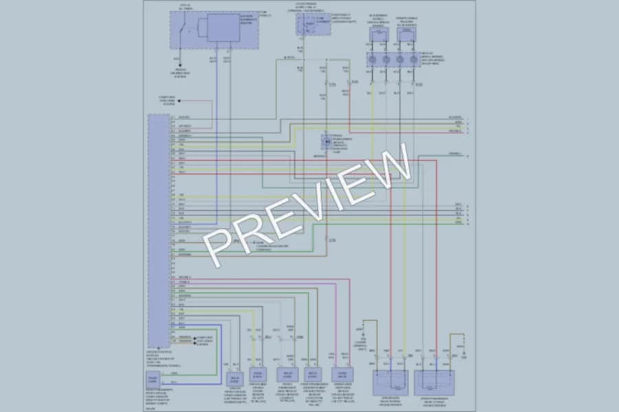 2012 Audi A8 Supplemental Restraints wiring diagram preview