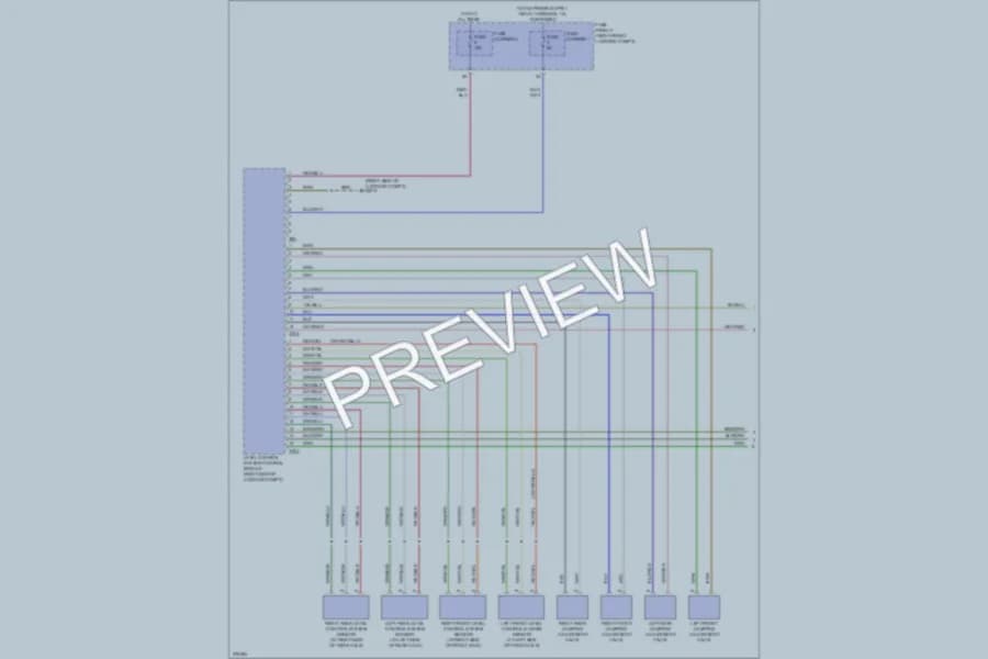 2012 Audi A8L Electronic Suspension wiring diagram preview