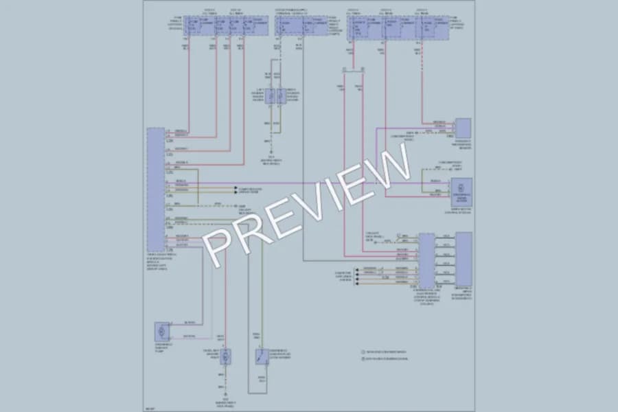 2012 Audi A8L Wiper Washer wiring diagram preview