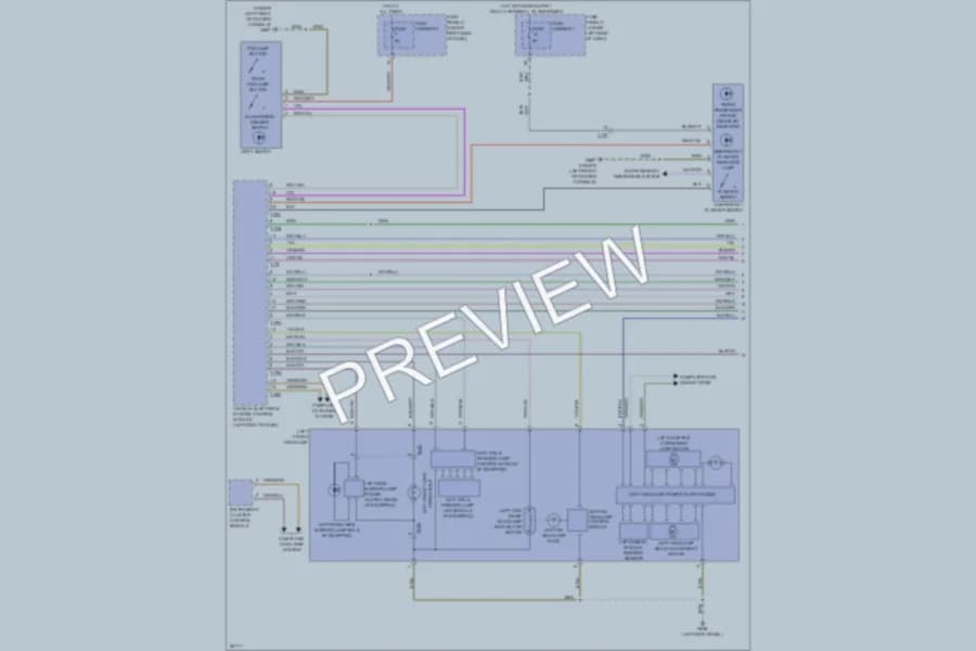 2012 Audi Q5 Headlights wiring diagram preview