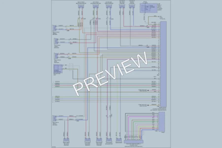 2012 Audi Q5 Radio wiring diagram preview