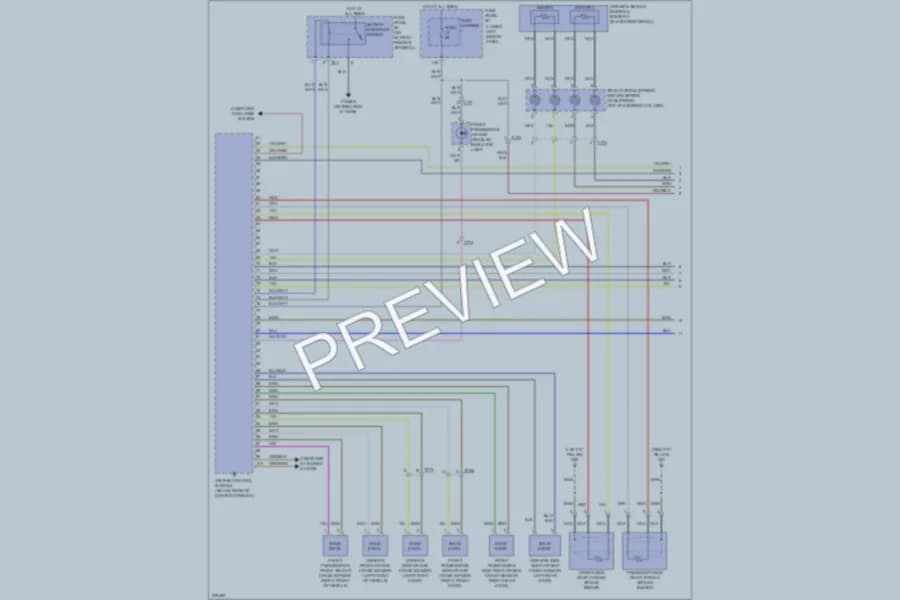 2012 Audi Q5 Supplemental Restraints wiring diagram preview