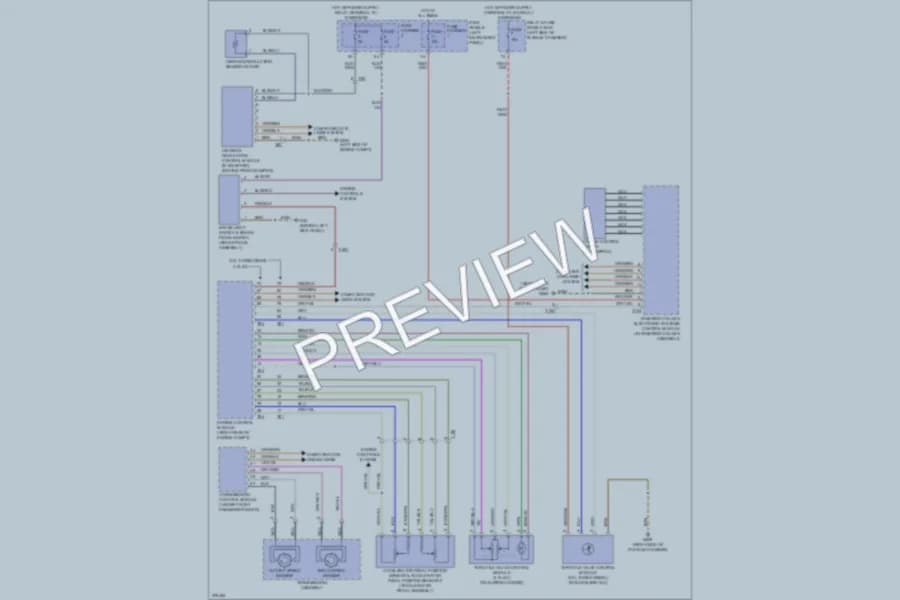 2012 Audi Q7 Cruise Control wiring diagram preview