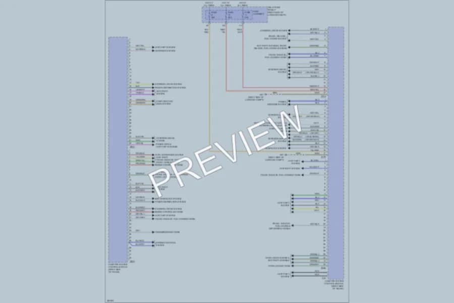 2012 Audi S4 Body Control Modules wiring diagram preview