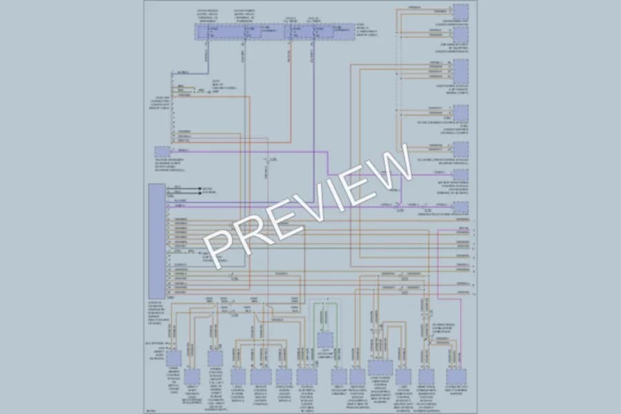 2012 Audi S4 Computer Data Lines wiring diagram preview