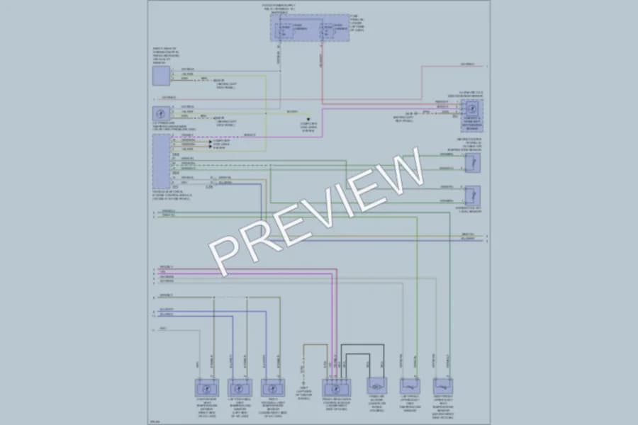2012 Audi S5 Air Conditioning wiring diagram preview