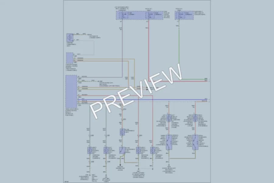 2012 Audi S5 Interior Lights wiring diagram preview