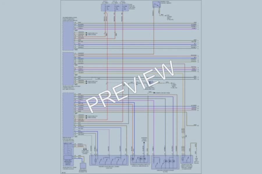 2012 Audi TT Anti Theft wiring diagram preview