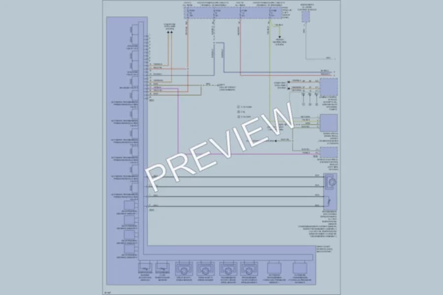 2012 Audi TT Transmission wiring diagram preview