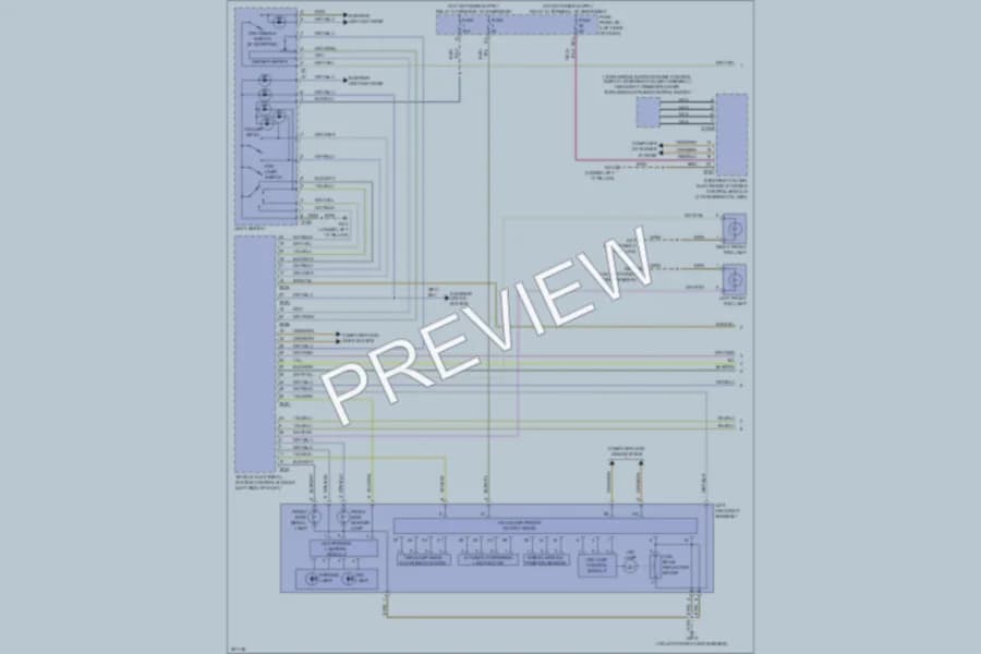 2012 Audi TTS Headlights wiring diagram preview