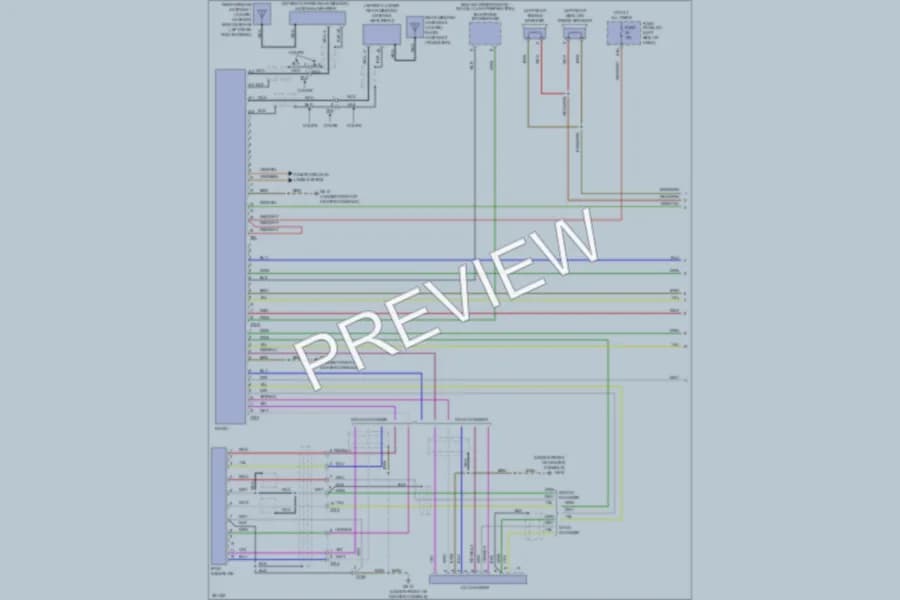 2012 Audi TTS Radio wiring diagram preview