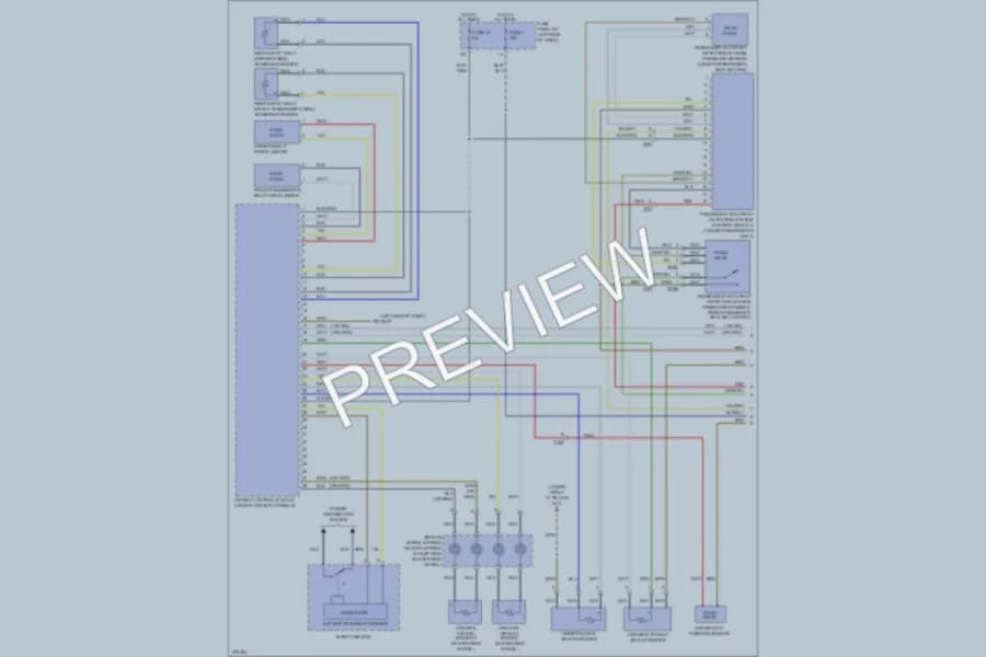 2012 Audi TTS Supplemental Restraints wiring diagram preview