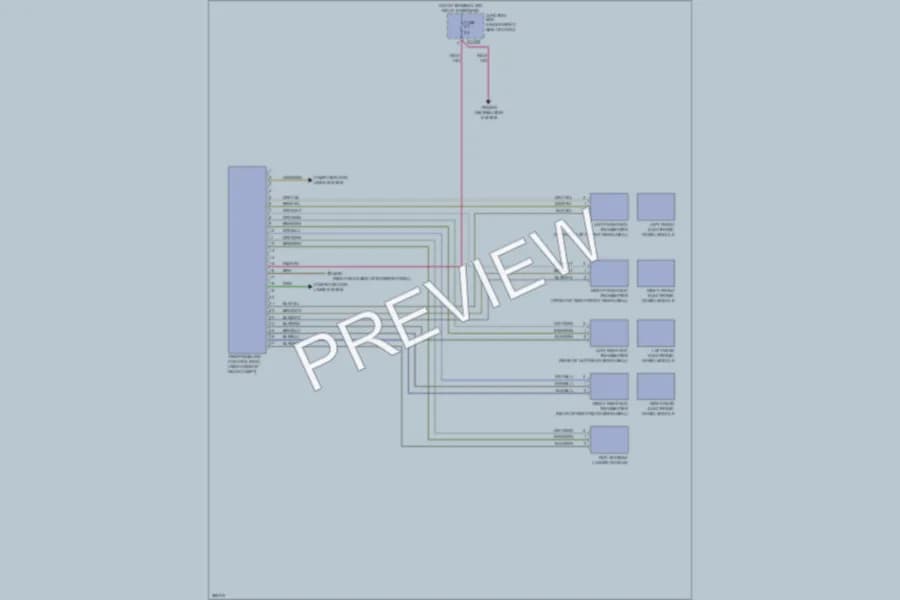 2012 BMW 128i Warning Systems wiring diagram preview