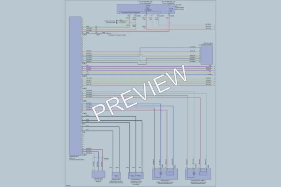 2012 BMW 135i Memory Systems wiring diagram preview