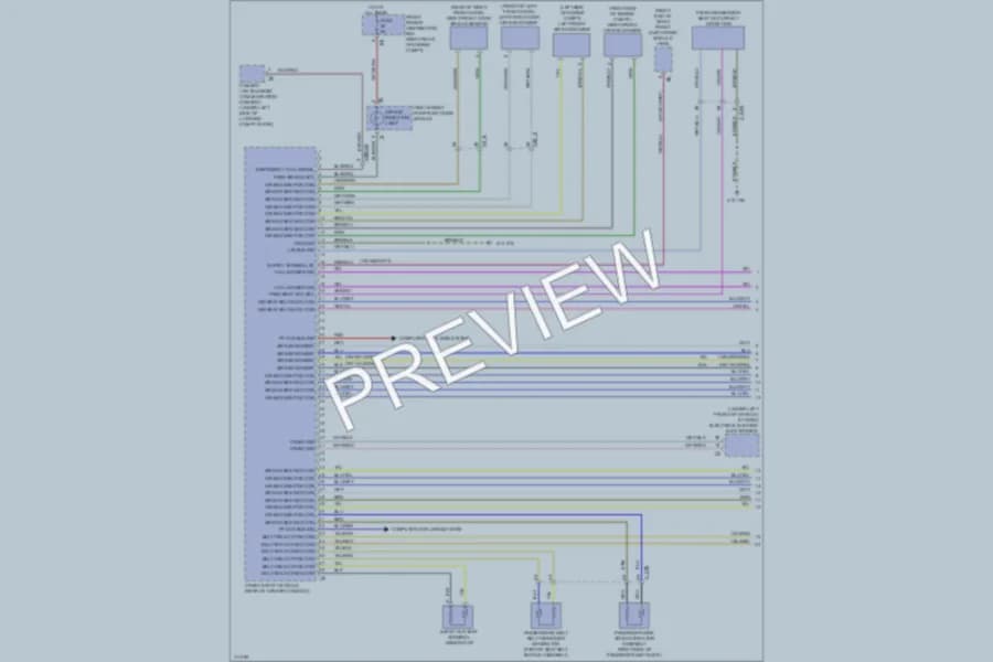 2012 BMW 320i Supplemental Restraints wiring diagram preview