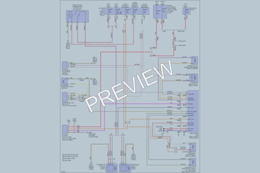 2012 BMW 335i Cooling Fan wiring diagram preview
