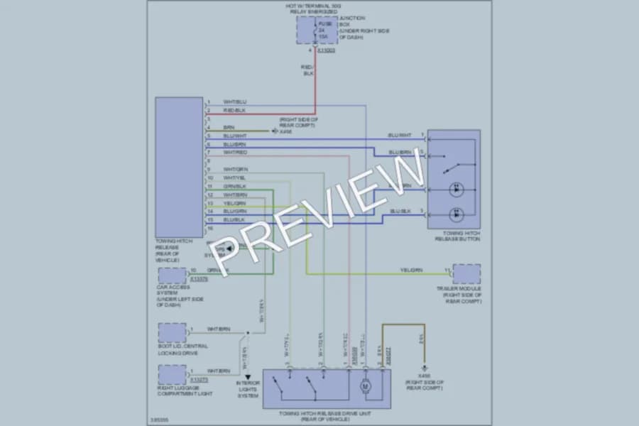 2012 BMW 335is Active Bodyworks wiring diagram preview