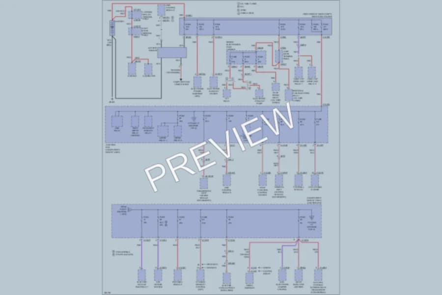 2012 BMW 335is Power Distribution wiring diagram preview