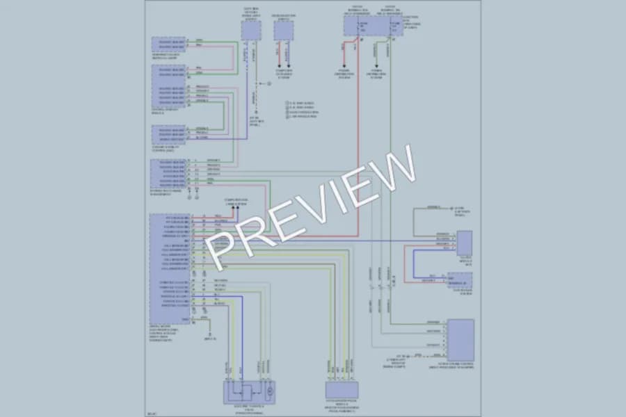 2012 BMW 535i Cruise Control wiring diagram preview