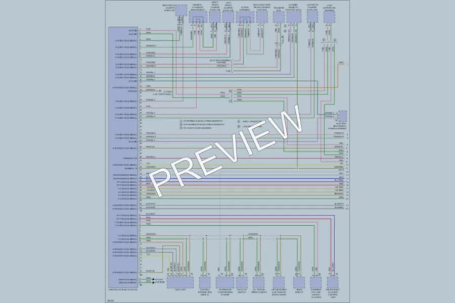 2012 BMW 550i Computer Data Lines wiring diagram preview
