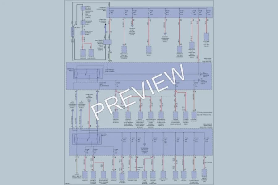 2012 BMW 550i Power Distribution wiring diagram preview